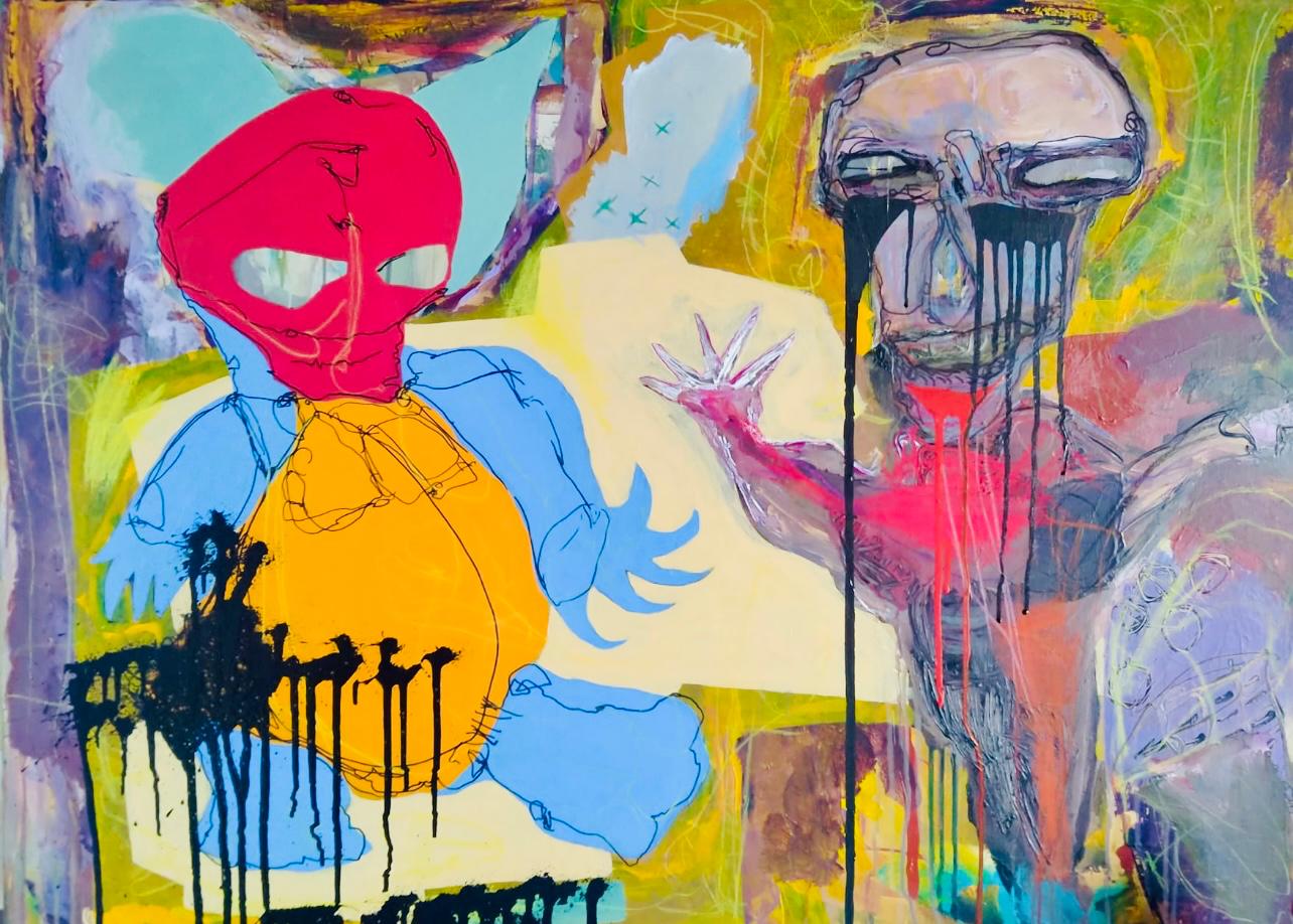 Sin título (2021) – Acrílico sobre lienzo, 73×92 cm