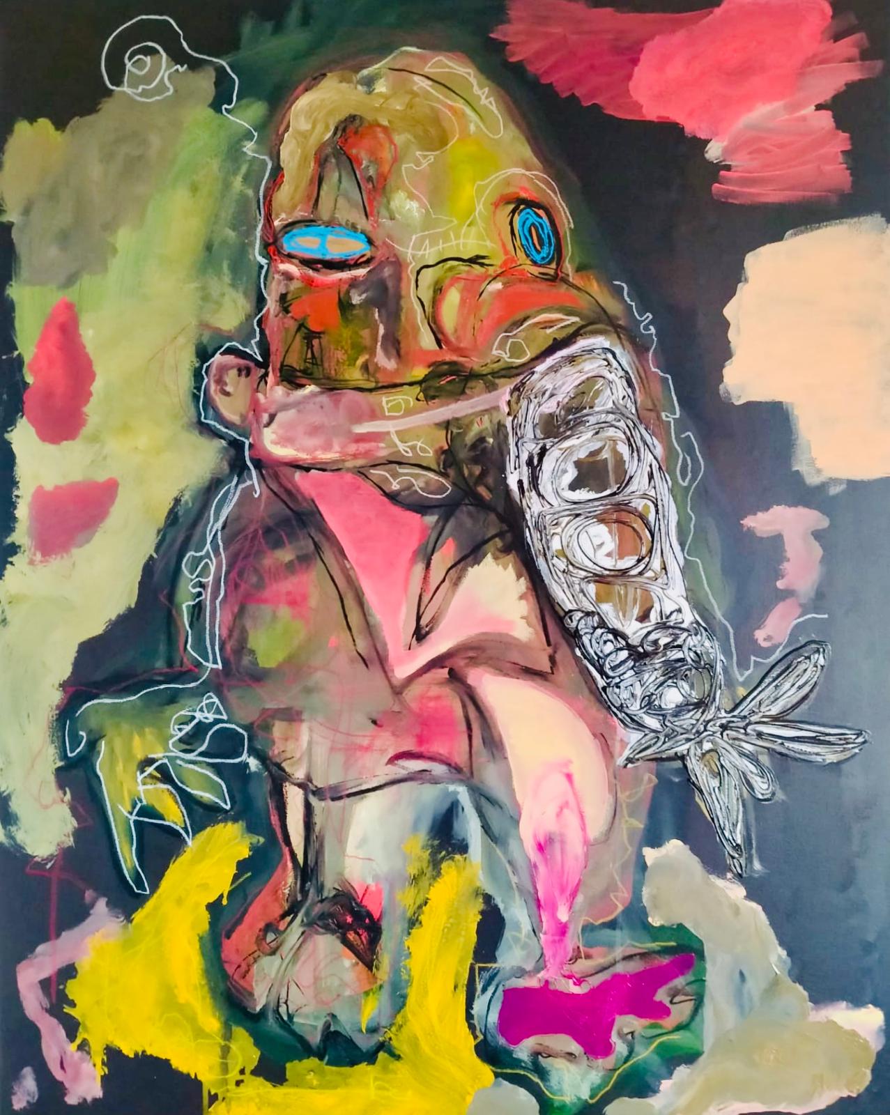 N°2 (2021) – Acrílico sobre lienzo, 65×81 cm