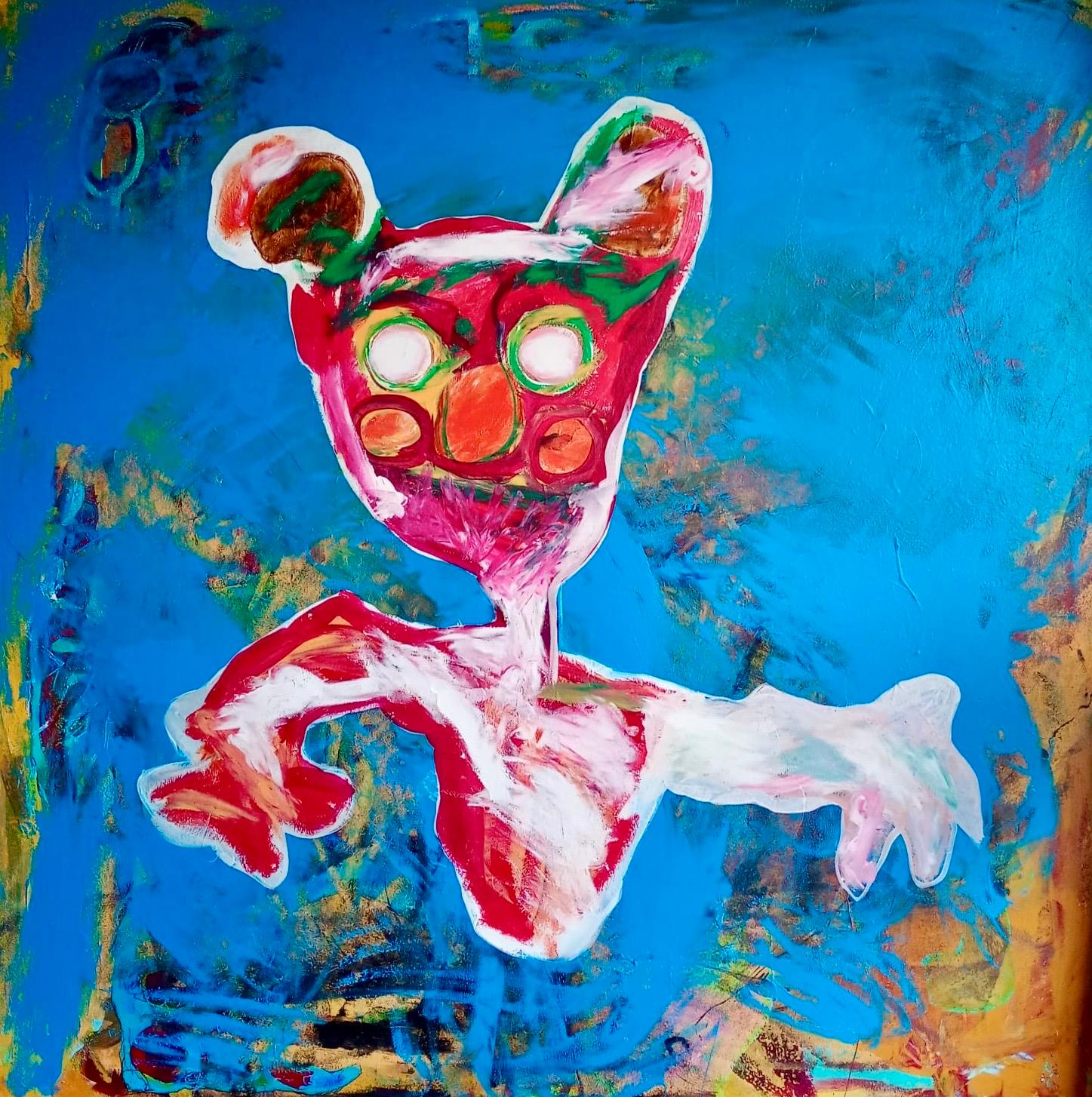 Grandeza (2025) – Acrílico sobre lienzo, 120×120 cm
